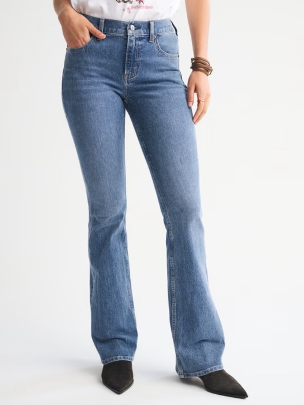 Abercrombie mid rise bootcut Jean